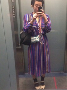 フランス古着 | ストライプワンピース(ワンピース)