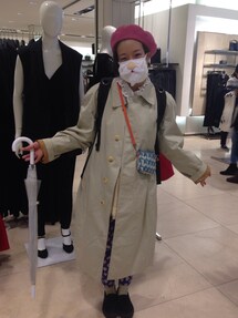 UNIQLO | 派手柄青パンツ(その他パンツ)