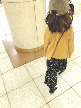 「URBAN RESEARCH Sonny Label（アーバンリサーチサニーレーベル）のアイテム（帽子）」を使った、kannn さん（キッズ・110cm）の秋コーディネート