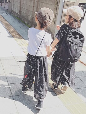 「URBAN RESEARCH Sonny Label（アーバンリサーチサニーレーベル）のアイテム（帽子）」を使った、kannn さん（キッズ・110cm）の秋コーディネート