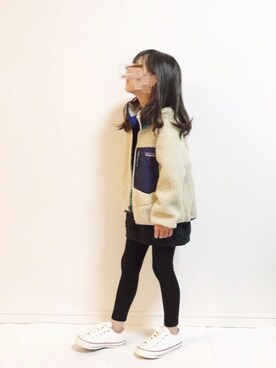 「レトロX」｜「アイテム（ワンピース/ドレス）」を使った、kannn さん（キッズ・110cm）の春コーディネート
