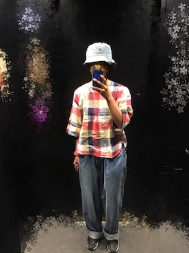 「rough（ラフ）のアイテム」を使った、ろしさん（レディース・163cm）の夏コーディネート