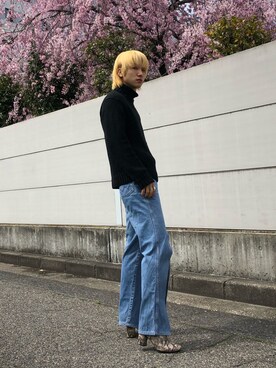 「SNIDEL（スナイデル）のアイテム」を使った、Haruki Fujiiさん（メンズ・176cm）の春コーディネート