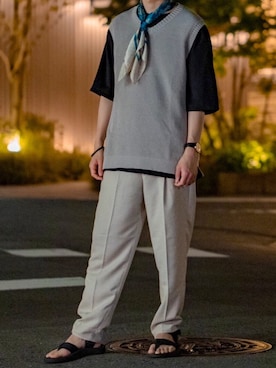 うみさん（メンズ・169cm）の夏コーディネート