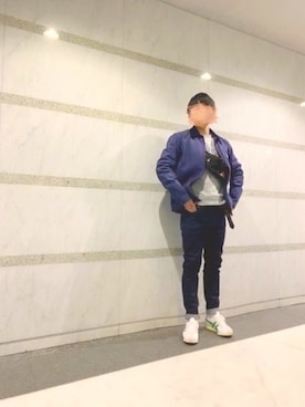 「A.P.C.（アーペーセー）のアイテム（ブルゾン）」を使った、kohta8129さん（メンズ・168cm）の春コーディネート