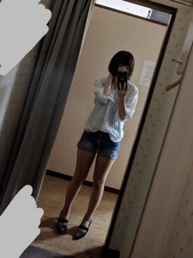 「TAKEO KIKUCHI TOKYO（タケオキクチトウキョウ）のアイテム」を使った、零（れい）さん（レディース・155cm）の秋コーディネート