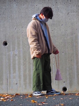 「URBAN RESEARCH Sonny Label（アーバンリサーチサニーレーベル）のアイテム（バッグ）」を使った、YOUさん（メンズ・168cm）の秋コーディネート