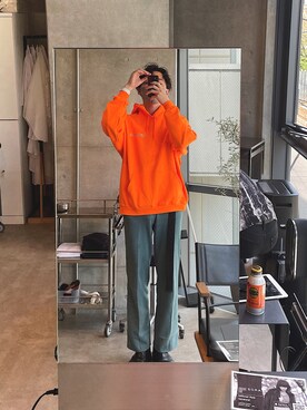 「アイテム（PC・スマホグッズ/家電）」を使った、mitoさん（メンズ・178cm・20代）の春コーディネート