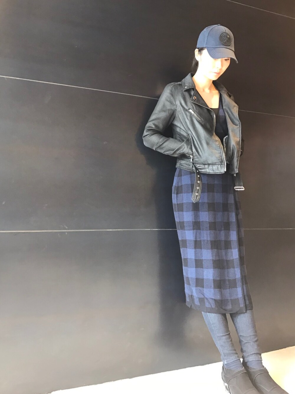 「秋のコーデ、オトナカジュアル、outfit、CAP、ラゾーナ川崎、Diesel、denim」｜「DIESELの00S05Q0JAPG（キャップ、ブルー系）」を使った、mitsuoさん（レディース・170cm）の秋コーディネートの1枚目の写真