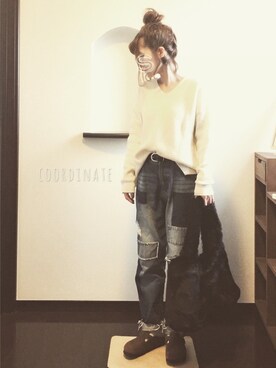 sHimA*kOさん（レディース・153cm）の冬コーディネート