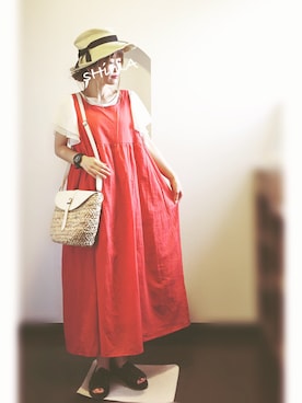 sHimA*kOさん（レディース・153cm）の夏コーディネート