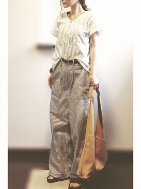 sHimA*kOさん（レディース・153cm）の夏コーディネート