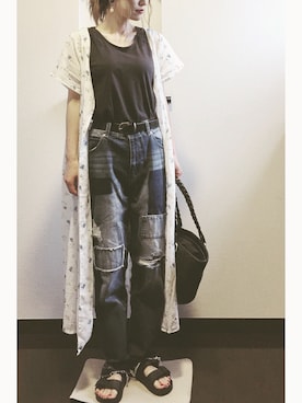 sHimA*kOさん（レディース・153cm）の夏コーディネート