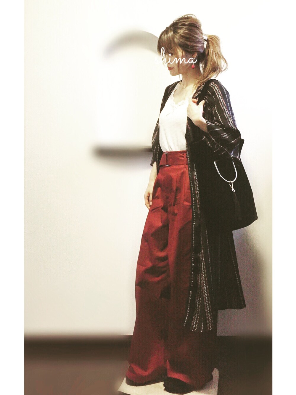 sHimA*kOさんの「メタルカーブヘアゴム【PLAIN CLOTHING】（PLAIN CLOTHING）」を使ったコーディネートの1枚目の写真