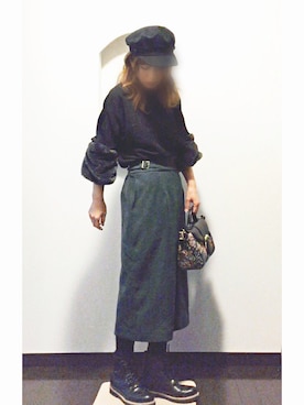 「C.ali（カリ）のアイテム」を使った、sHimA*kOさん（レディース・153cm）の冬コーディネート
