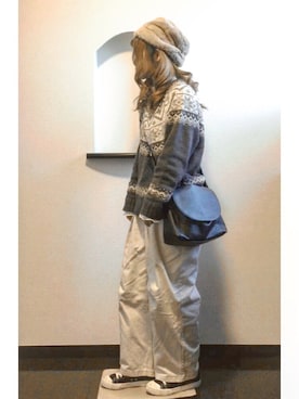 sHimA*kOさん（レディース・153cm）の冬コーディネート