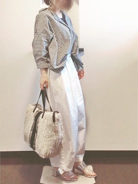 sHimA*kOさん（レディース・153cm）の春コーディネート