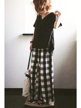 sHimA*kOさん（レディース・153cm）の夏コーディネート