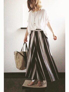 sHimA*kOさん（レディース・153cm）の夏コーディネート