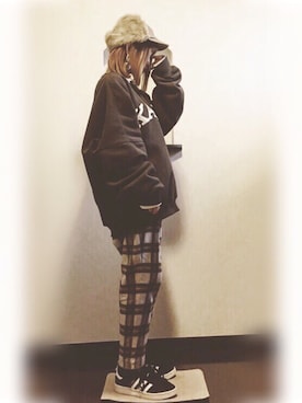 sHimA*kOさん（レディース・153cm）の冬コーディネート