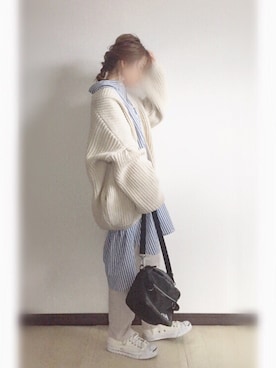 sHimA*kOさん（レディース・153cm）の冬コーディネート