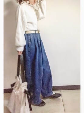 sHimA*kOさん(レディース・153cm)の冬コーディネート