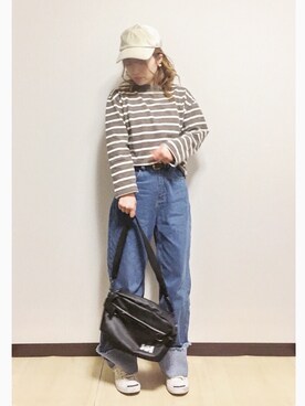 sHimA*kOさん（レディース・153cm）の春コーディネート