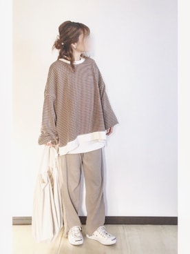 「ANEMONE（アネモネ）のアイテム（その他ヘアアクセサリー）」を使った、sHimA*kOさん（レディース・153cm）の春コーディネート