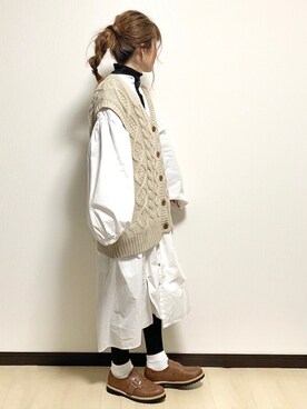 「C.ali（カリ）のアイテム」を使った、sHimA*kOさん（レディース・153cm）の秋コーディネート