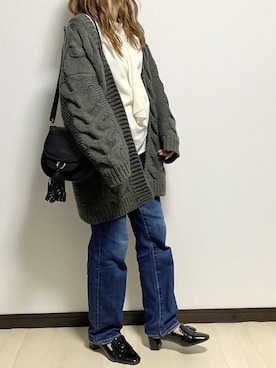 sHimA*kOさん(レディース・153cm)の冬コーディネート