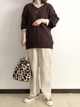 sHimA*kOさん（レディース・153cm）の冬コーディネート