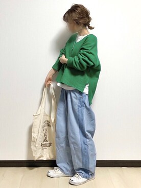 「BIG FIELD（ビッグフィールド）のアイテム」を使った、sHimA*kOさん（レディース・153cm）の冬コーディネート