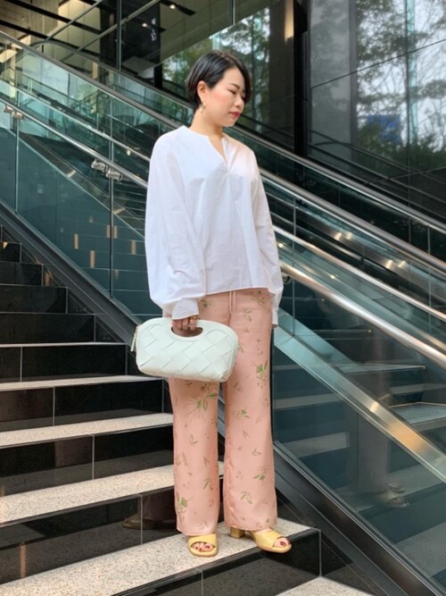 木村 オデット エ オディール スタッフ オデット エ オディール 名古屋タカシマヤ ゲートタワーモール Odette E Odileのサンダルを使ったコーディネート Wear