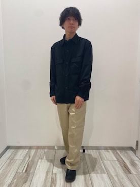 「green label relaxing（グリーンレーベルリラクシング）のアイテム（その他アウター）」を使った、IORIさん（メンズ・172cm）の冬コーディネート
