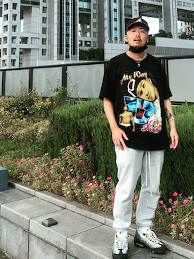「ESSENTIAL（エッセンシャル）のアイテム」を使った、A-MASTERさん（メンズ・170cm）の秋コーディネート