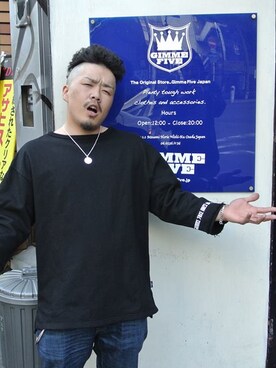 「GIMME FIVE」｜gimmefiveさん（メンズ・173cm）の春コーディネート