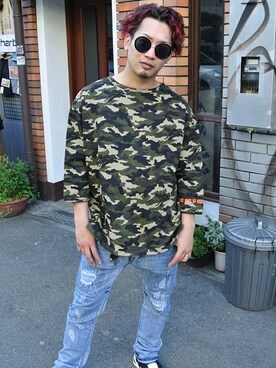 「GIMME FIVE」｜gimmefiveさん（メンズ・176cm）の春コーディネート