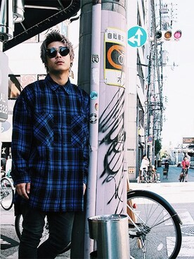 「GIMME FIVE」｜gimmefiveさん（メンズ・176cm）の秋コーディネート