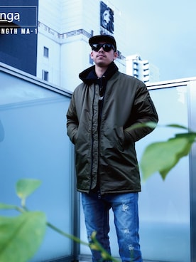 「GIMME FIVE」｜gimmefiveさん（メンズ・182cm）の冬コーディネート