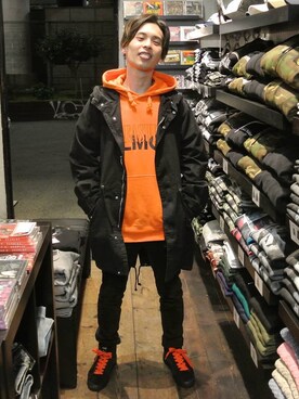「GIMME FIVE」｜gimmefiveさん（メンズ・176cm）の冬コーディネート