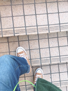 「アイラブCONVERSE」｜よんたさん（メンズ・168cm）の秋コーディネート