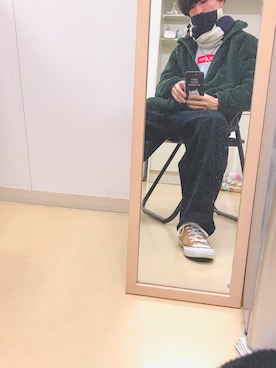 「KANGOL」｜「アイテム（その他アウター）」を使った、よんたさん（メンズ・168cm）の冬コーディネート