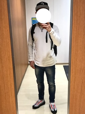 「High Sierra（ハイシエラ）のアイテム」を使った、M☆NKICHIさん（メンズ・172cm）の春コーディネート