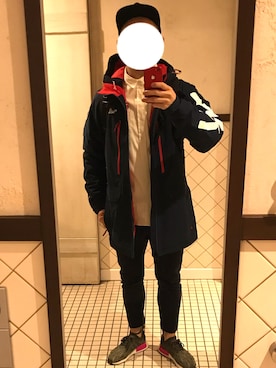 「Simplicite（サンプリシテ）のアイテム（トップス）」を使った、M☆NKICHIさん（メンズ・172cm）の春コーディネート