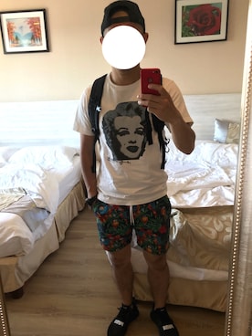 「High Sierra（ハイシエラ）のアイテム」を使った、M☆NKICHIさん（メンズ・172cm）の夏コーディネート