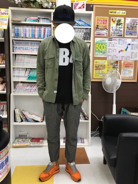 「Cut-Rate（カットレイト）のアイテム」を使った、M☆NKICHIさん（メンズ・172cm）の秋コーディネート