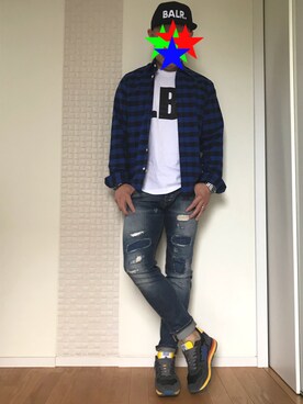 M☆NKICHIさん(メンズ・173cm)の夏コーディネート