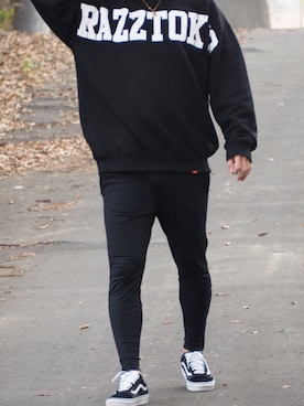 「RAZZIS（ラズ）のアイテム」を使った、しょうさん（メンズ・171cm）の冬コーディネート