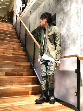 Takuto Itouさん（メンズ・170cm）の冬コーディネート