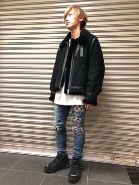 「REPRESENT（リプレゼント）のアイテム（ジャケット/アウター）」を使った、Takuto Itouさん（メンズ・170cm）の秋コーディネート